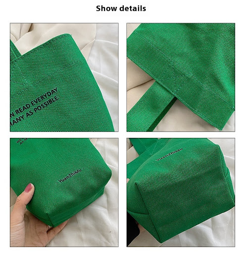 Title 3, Solid Color Canvas Lunch Bag perfect for work, ...