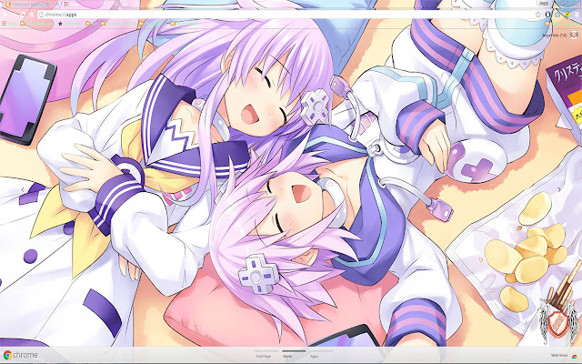 Hyperdimension Neptunia 08 - 1366x768 chrome extension