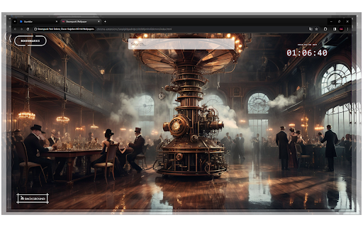Steampunk New Tab