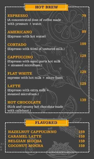 Delidine Cafe menu 1