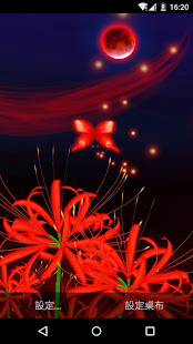 美艷紅蝶與妖嬈彼岸花3D動態桌布(圖3)-速報App