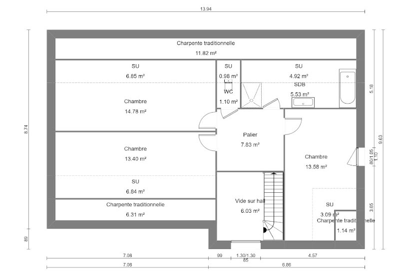  Vente Terrain + Maison - Terrain : 588m² - Maison : 144m² à Cambrai (59400) 