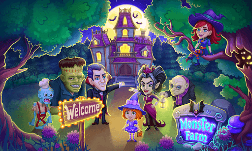 Monster Farm - Happy Ghost Village - Witch Mansion (Mod Mone