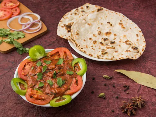 Chicken Afghani (Boneless) With 2 Roti