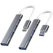 Bộ Chia 4 Cổng Usb 3.0 Type C Cho Laptop Máy Tính