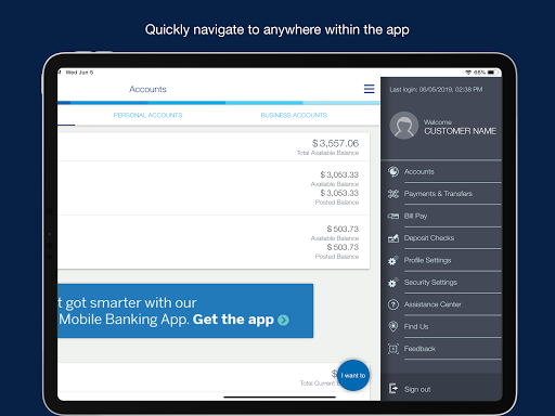 BBVA United States for Tablet