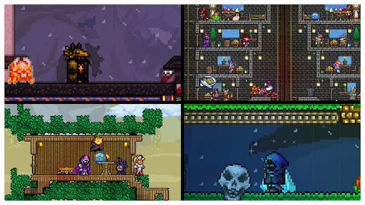 Screenshot Maps, textures for Terraria