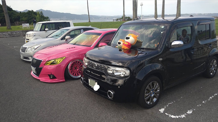 キューブのクラウン200系ロイヤルサルーン・クラウン210アスリート。ど派手ピンク・こねずみくん。・別府に関するカスタム事例の投稿画像2枚目