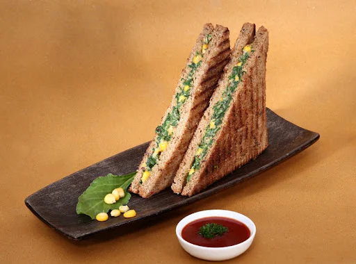 Spinach Sweet Corn Cheese Sandwich