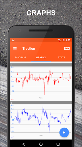 Screenshot Traction Circle G-Force Meter