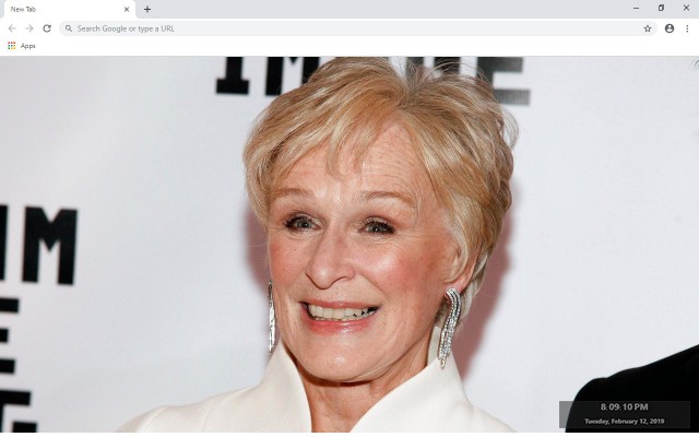 Glenn Close New Tab & Wallpapers Collection