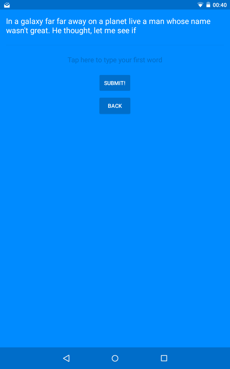 3 Words Screen 3