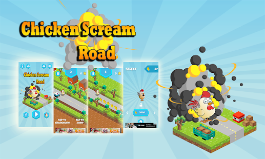How to download Chicken Scream Road patch 1.0 apk for bluestacks