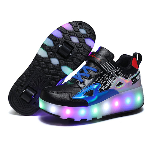 Title 4, Two-wheeled Heelys Childrens Sports Shoes Boys...
