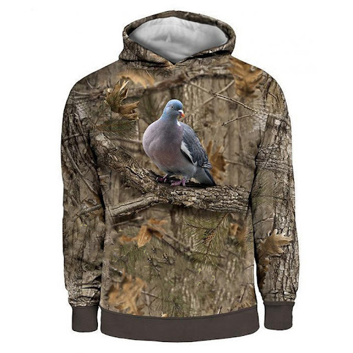 Title 3, Mens Camouflage Hunting Animal Bird Hoodie pro...