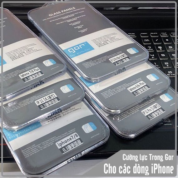 Bộ 2 Kính Cường Lực Gor Cho Iphone 14 Pro Max 13 Pro Max/11/ 11 Pro/ 11Pro Max 12 Pro Max 12/12 Pro - Chính Hãng