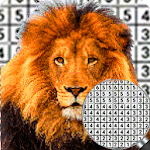 Cover Image of ダウンロード Lion Pixel Art-Animal Coloring By Number 6.0 APK