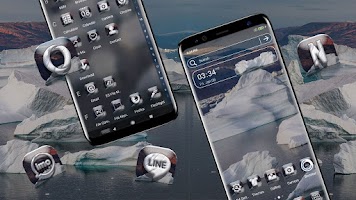 Iceberg Launcher Theme Screenshot