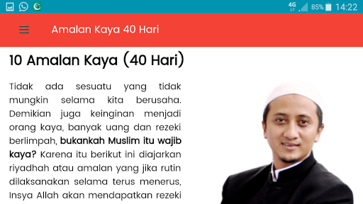 Amalan Kaya 40 Hari