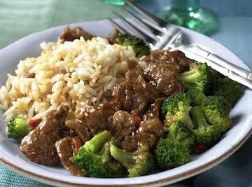 Beef And Broccoli With Rice {Crock Pot}