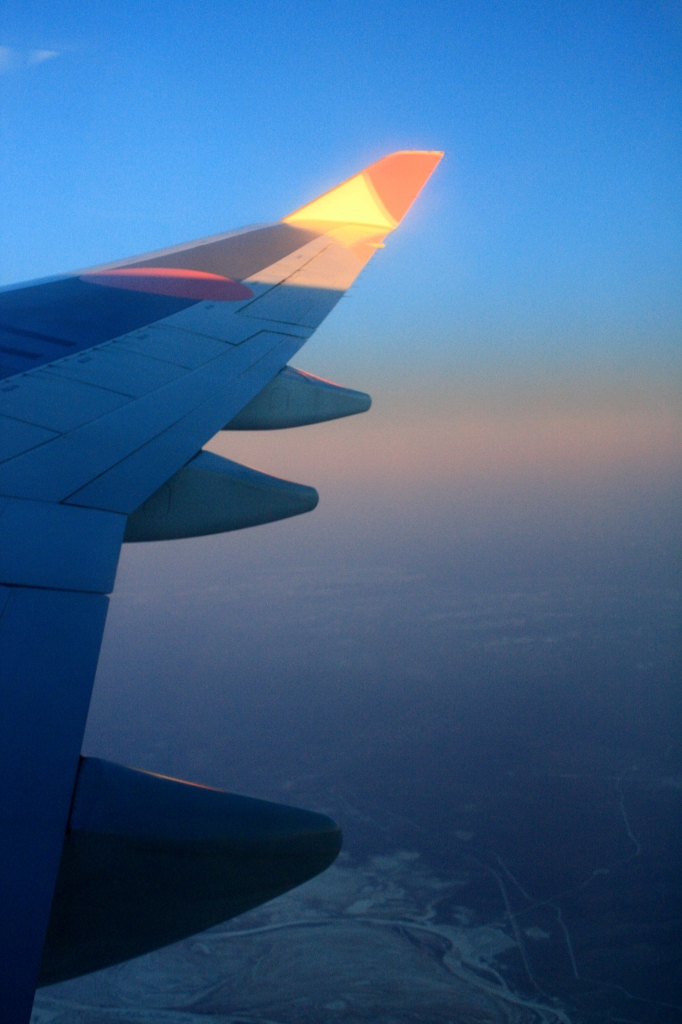 Alba dall'aereo. di violaruj