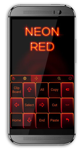 免費下載個人化APP|Neon Red Keyboard app開箱文|APP開箱王