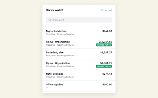 Divvy Wallet