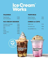 Ice Cream Works menu 2