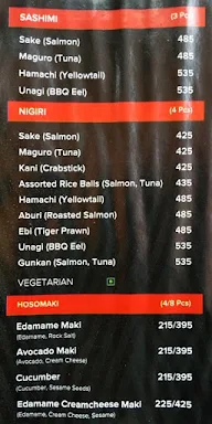 Sumo Sushi menu 2