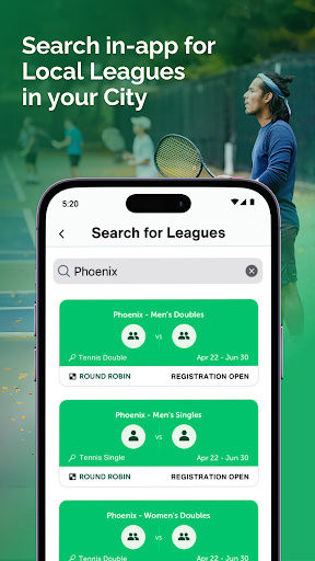 Screenshot Scala Sports - Flex Tennis App
