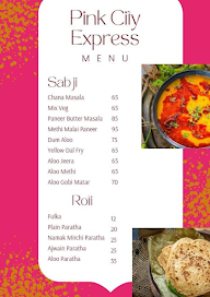 Pink City Express menu 2