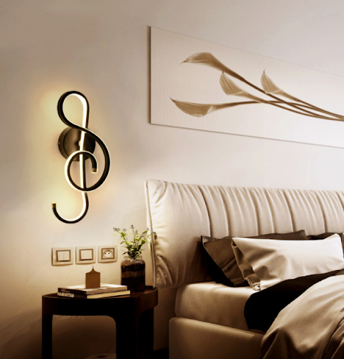 Title 3, Musical Note LED Wall Lamp