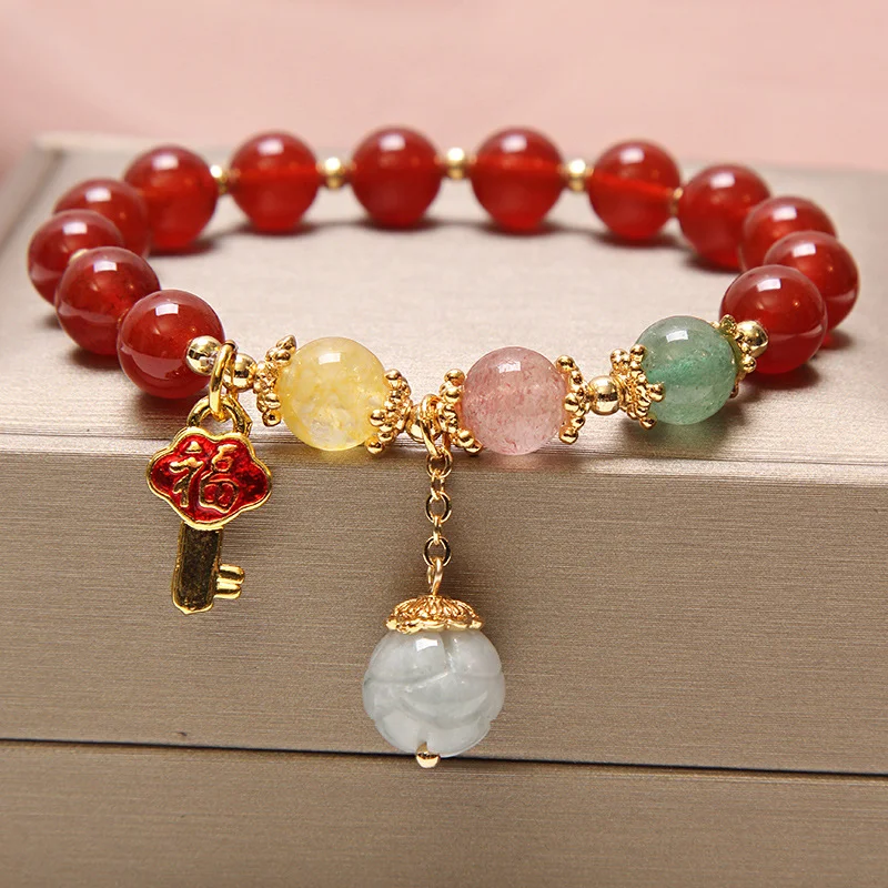 Title 17, Dames Crystal Licht Luxe Pompoen Kralen Armband...