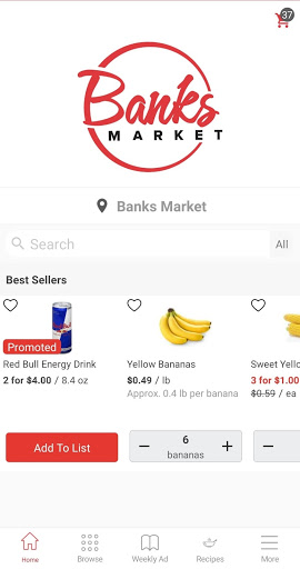 Screenshot Banks Market