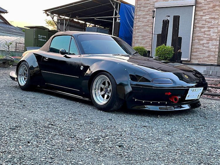ロードスターの慣らし運転中お先にどうぞ‼️・セリカワークス・グライダータトゥー・遠征仕様・B6改1720に関するカスタム事例の投稿画像1枚目