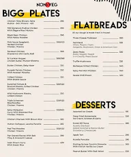 The Bigg Small Cafe + Bar menu 1