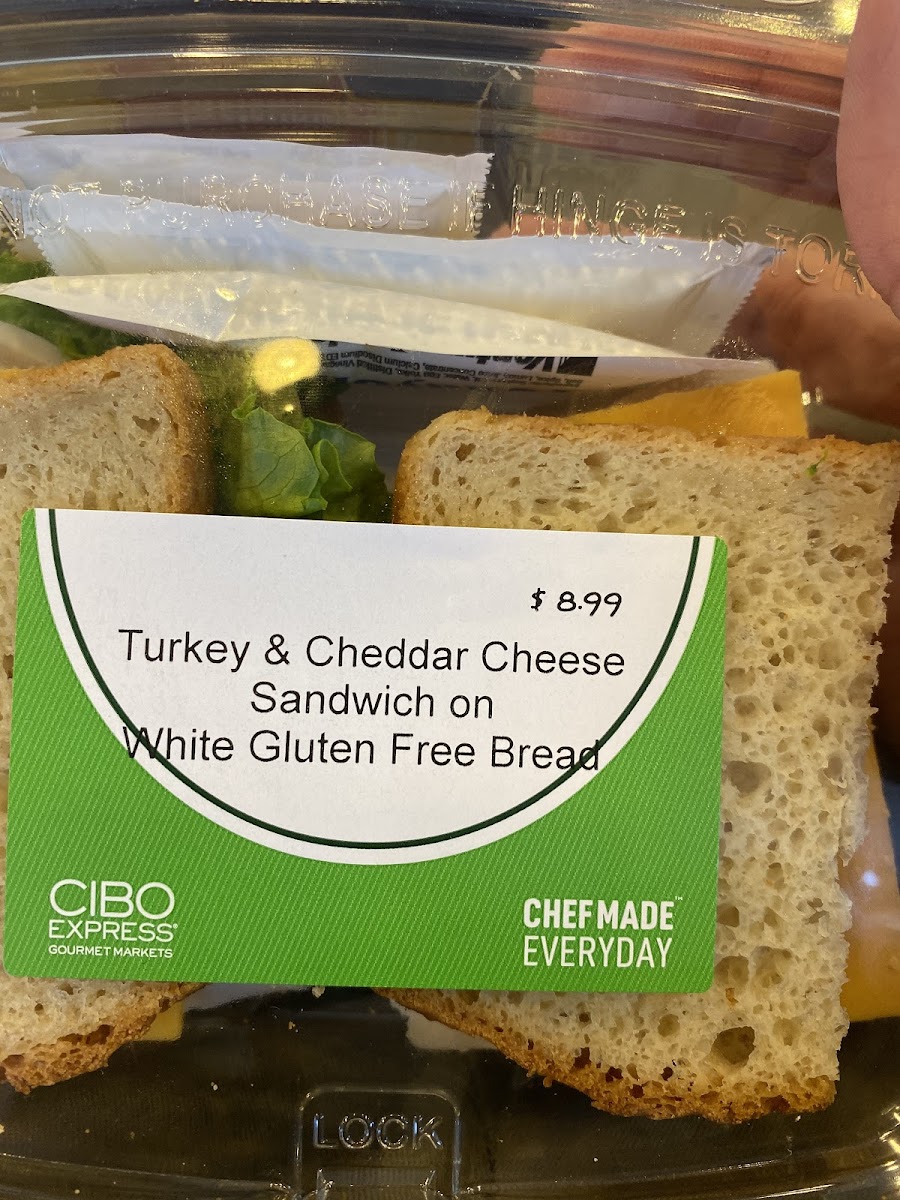 Gluten-Free Sandwiches at CIBO Express Gourmet Market