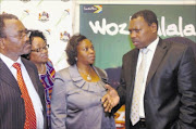 GOOD INTENTIONS: KwaZulu-Natal premier Zweli Mkhize, right, with transport, community and liaison MEC Willies Mchunu, arts, sport and culture MEC Weziwe Thusi and cooperative governance MEC Numusa Dube at a meeting at the provincial legislature. PHOTO: SIYABONGA MOSUNKUTU. 27/02/2010. © Sowetan.