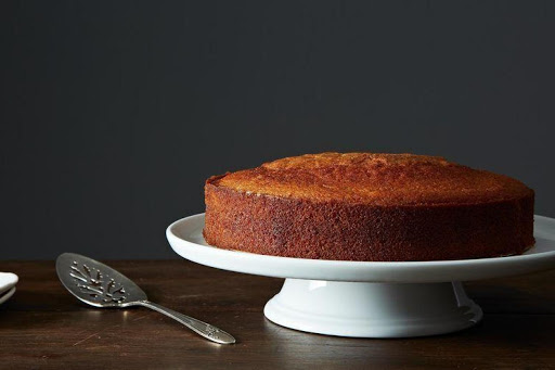 Elegant Grand Marnier Olive Cake which is very unique and very delicious.  