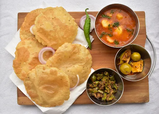 Gluten Free Poori Meal