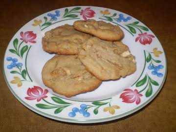 Toffee Apple Peanut Butter Cookies