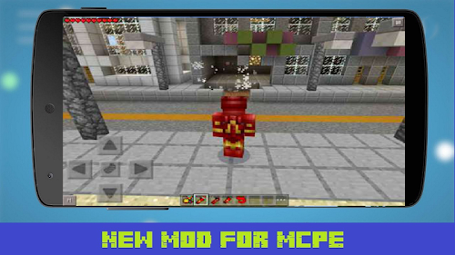 Android application Mod New Iron Hero for MCPE screenshort