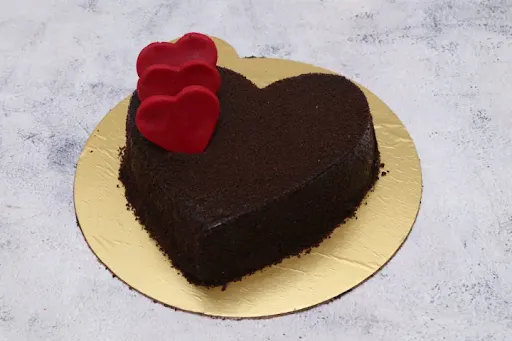 Chocolate Mud Heart Cake