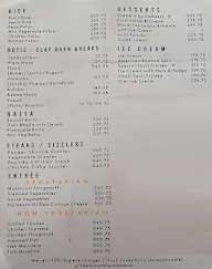 The Embassy menu 1