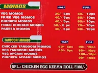 New Zaika Kathi Rolls & Momos menu 2