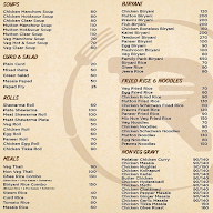 Relish Family Restaurant menu 1