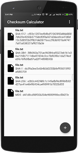 Screenshot Checksum Calculator