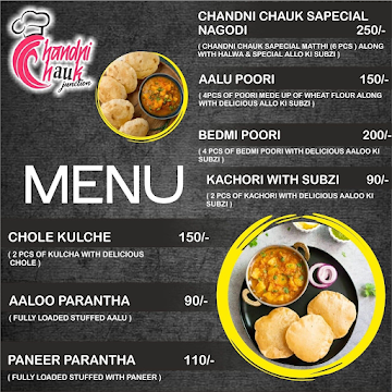 Chandni Chauk Junction menu 