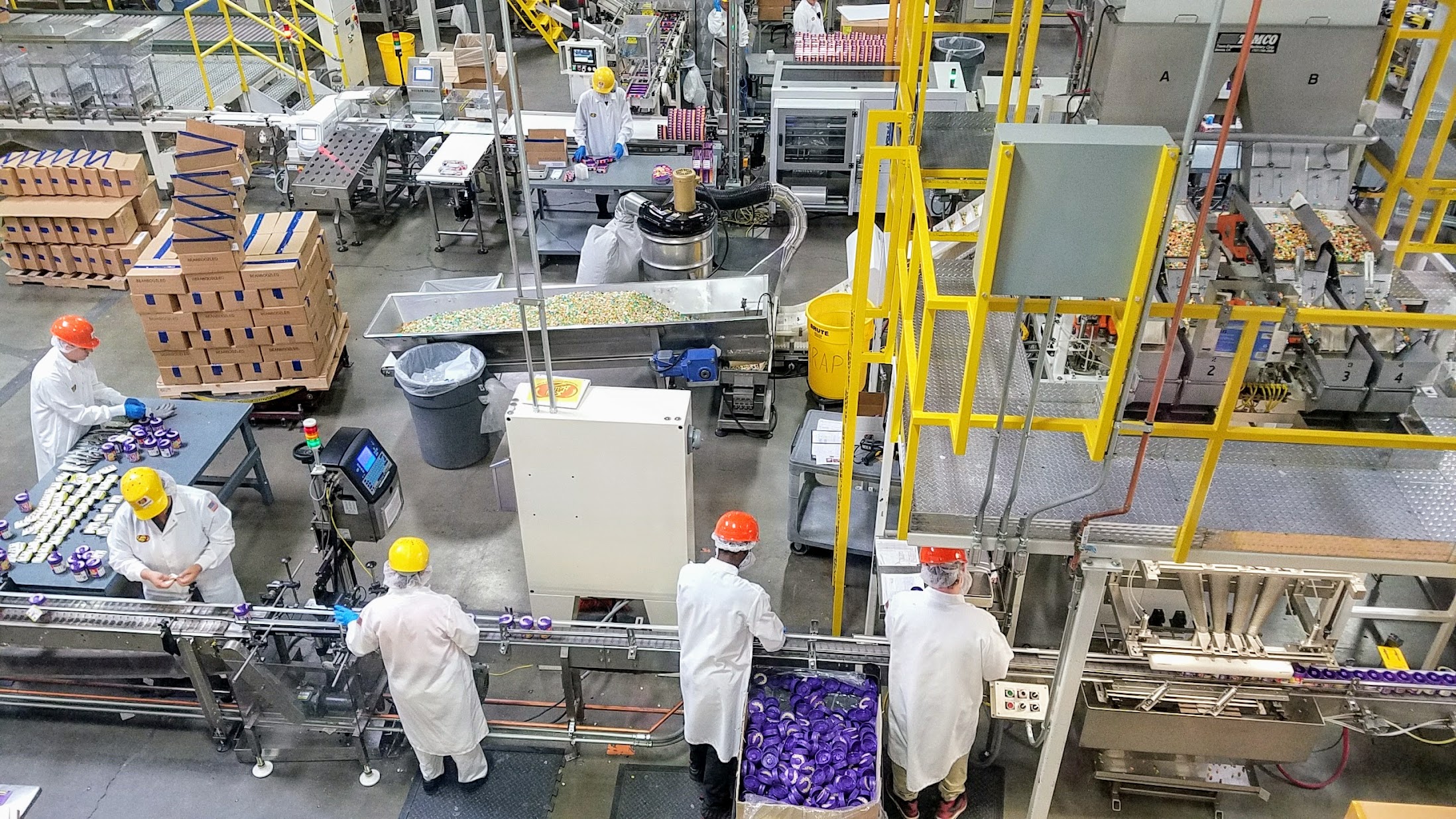 Inside the Jelly Belly Factory Tour in Fairfield, California