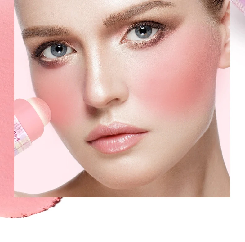 Title 5, Low saturation blush stick waterproof and sweat...